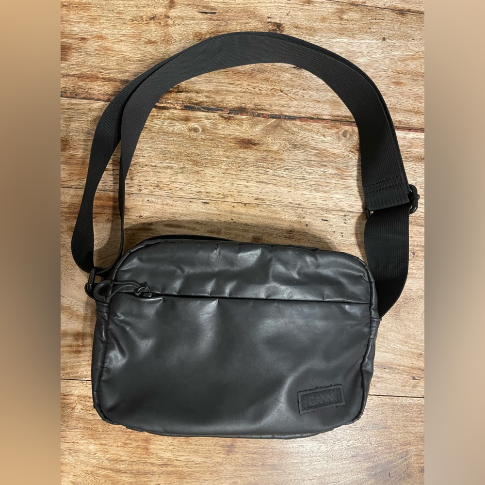 Ganni recycled festival bag